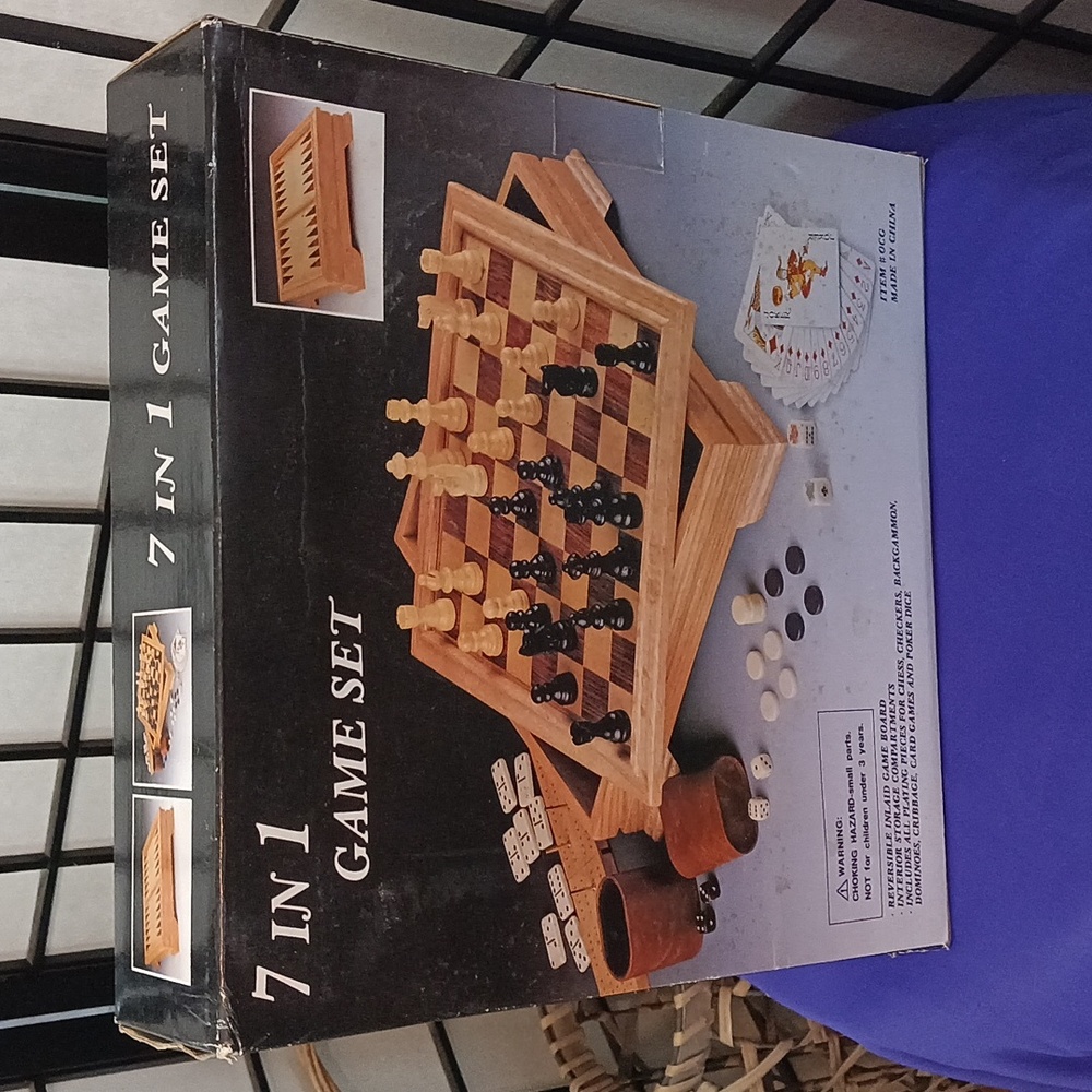 7 in 1 Game Set♟️♣️🎲